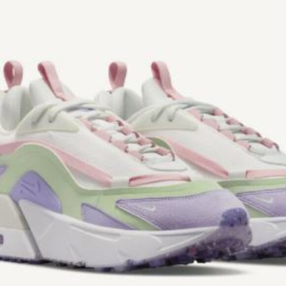 Worn once  Nike Air Max Furyosa Pastel Colorway Sneakers Summit White Honeydew - Picture 1 of 3
